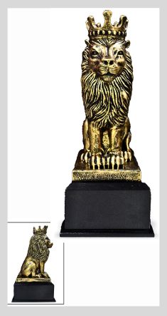 BLACK-GOLD-LION - ASHOKA TROPHY